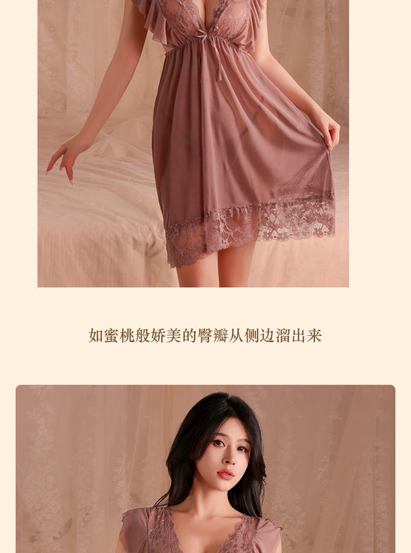 赤欲情趣内衣性感挑逗蕾丝极度诱惑